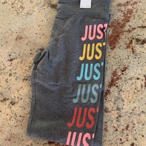 NWT Justice Full Length Leggings